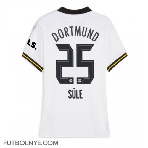 Camiseta Borussia Dortmund Niklas Sule #25 Tercera Equipación para mujer 2024-25 manga corta